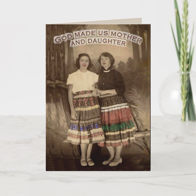 Mor-dotterkort Kort (Framsida)