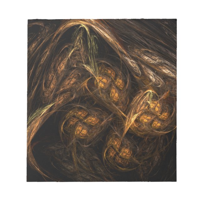 Mor Earth Abstrakt Art Anteckningsblock  (Framsida)