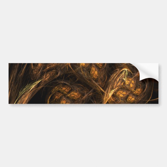 Mor Earth Abstrakt Art Bumper Sticker Bildekal (Framsidan)