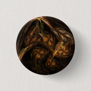 Mor Earth Abstrakt Art Button (runda) Knapp