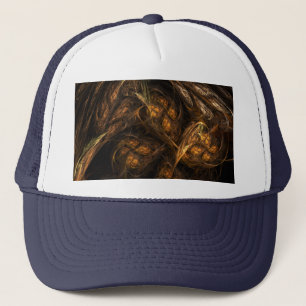 Mor Earth Abstrakt Art Hat Truckerkeps