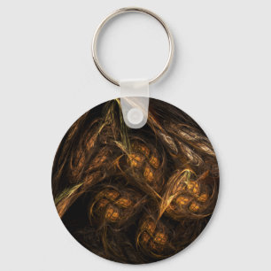 Mor Earth Abstrakt Art Keychain Nyckelring