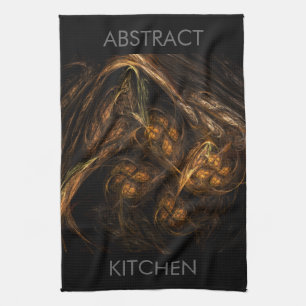 Mor Earth Abstrakt Art Kitchen Towel Kökshandduk