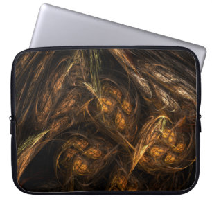 Mor Earth Abstrakt Art Laptop sleeve