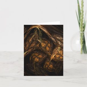 Mor Earth Abstrakt Art Note Card Kort