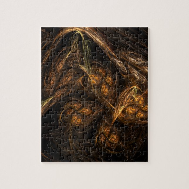 Mor Earth Abstrakt Art Pussel (Vertikal)