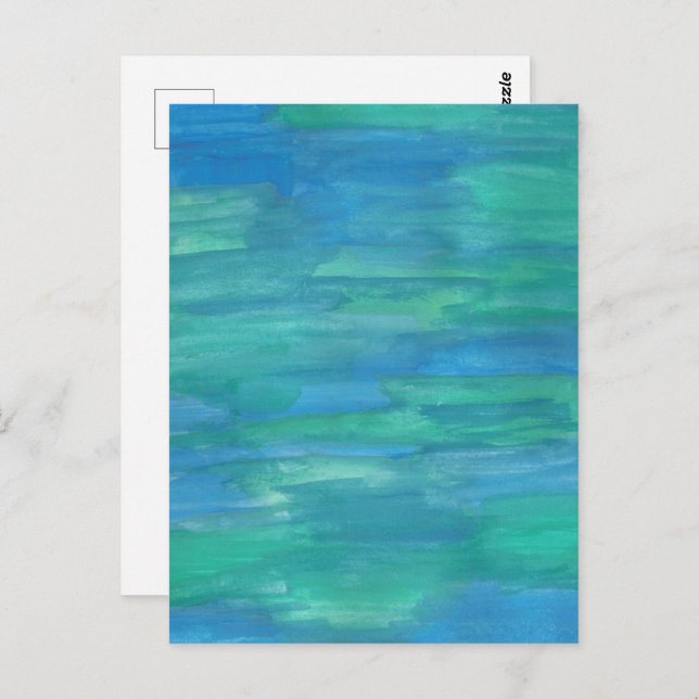 Mor Earth Abstrakt Vykort (Fram/baksida)