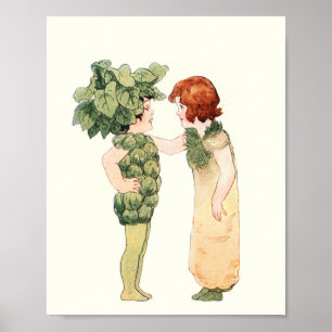 Mor Earth Children - Miss Brussels Sprout Poster