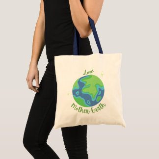 "Mor Earth Kärlek" Tote Bag Tygkasse