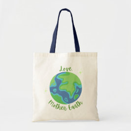 "Mor Earth Kärlek" Tote Bag Tygkasse