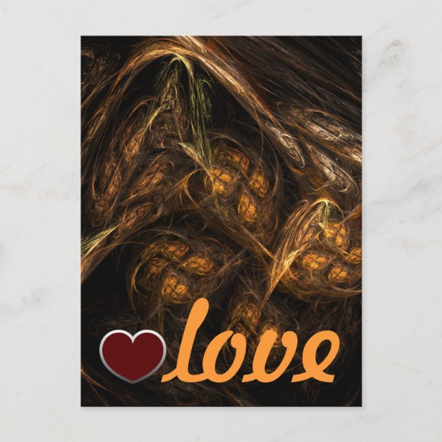 Mor Earth Kärlek vykort (Framsida)