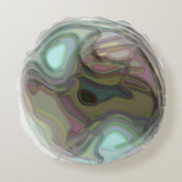 Mor Earth New Galaxy Round Pillow Rund Kudde
