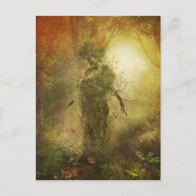 Mor Earth Postcard Vykort (Framsida)