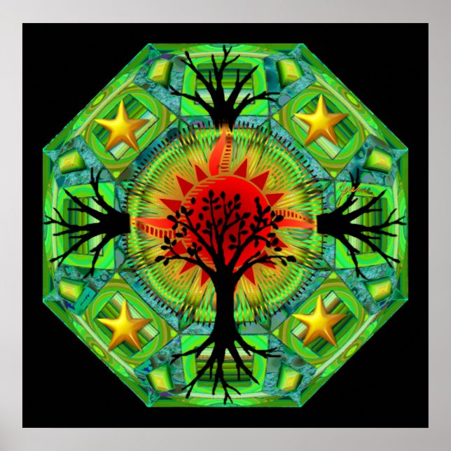 Mor Earth Print Poster (Framsidan)