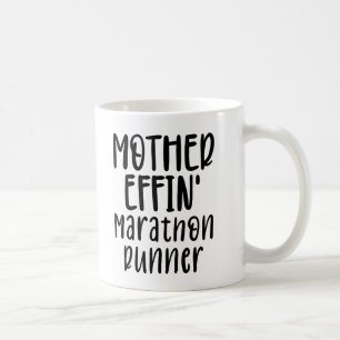 mor effin'Marathon Springer lustit Marathon Runne Kaffemugg
