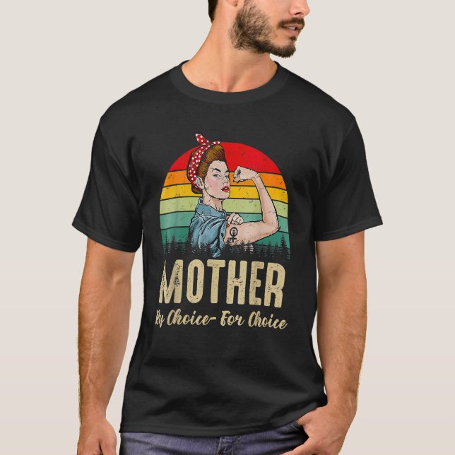 Mor efter val av kvinnans maktfeminist t shirt (Framsida)
