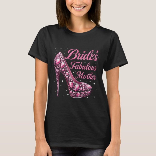 Mor Fabulous Bride Lycklig Bröllop gift Day T Shirt (Framsida)