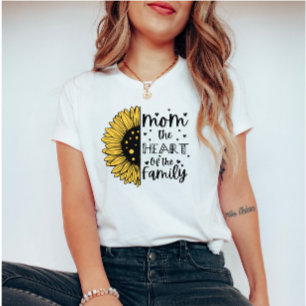 Mor: Familjens hjärta" Solros T Shirt