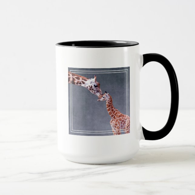 Mor för Getty bilder | & babygiraff Mugg (Höger)