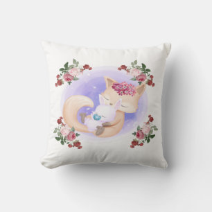 Mor Fox Hug Baby Bunny Rabbit Kudde