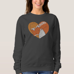 Mor Fox och Baby Fox Kärlek T Shirt