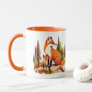 Mor Fox och kit Mugg
