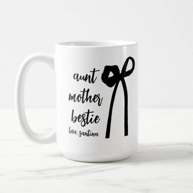 mor Frieri Mugg Gift Moster mor Bestie Bow (Vänster)