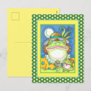 MOR FROG & BABY FROGETT, FAMILY KÄRLEK FUNny Helg Vykort