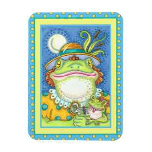 MOR FROG & BABY FROGETT, FAMILY KÄRLEK FUNny Magnet