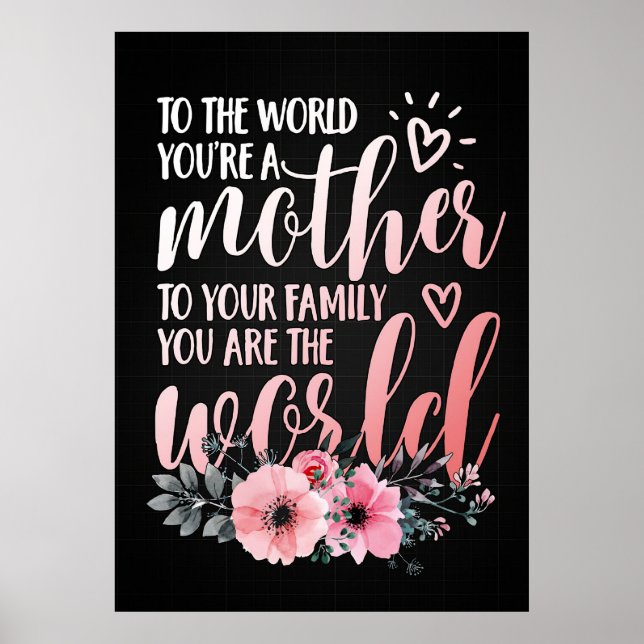 Mor-gåva till min Mor Poster (Framsidan)