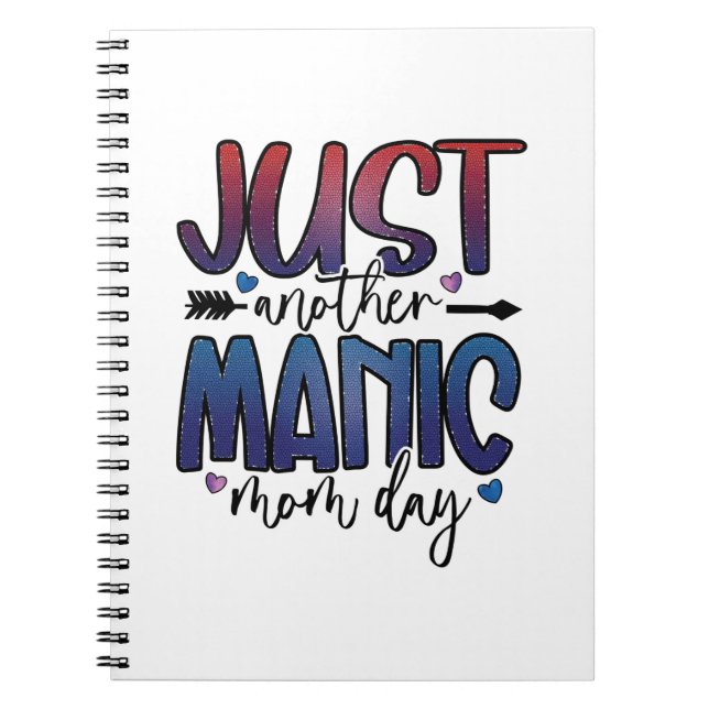 Mor-gåvan bara en Mamma dag till Anteckningsbok (Framsidan)