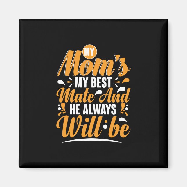 Mor ger min bästa Mat Mamma mitt Magnet (Framsidan)