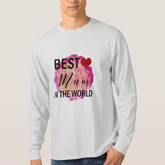 Mor ger världens bästa Morsa i världen T Shirt (Framsida)