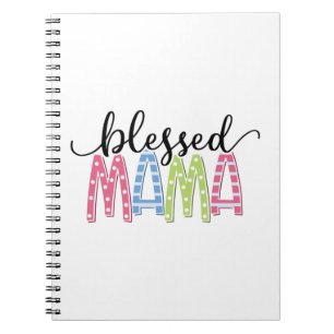 Mor Gift Bled Mamma Anteckningsbok