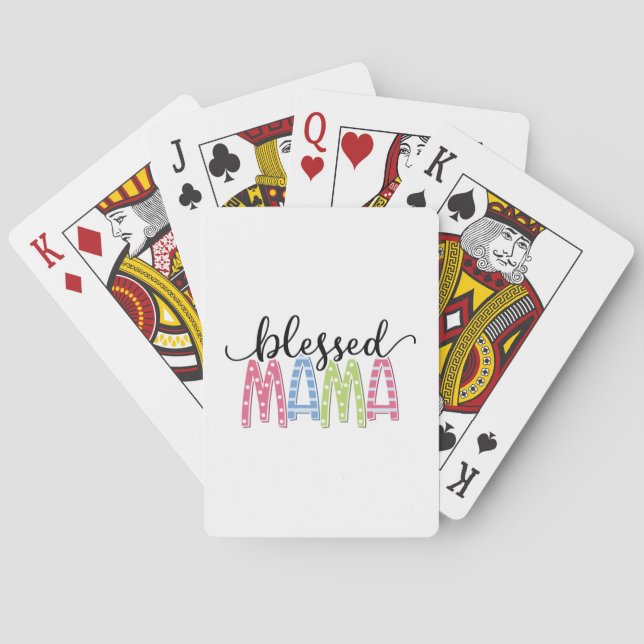 Mor Gift Bled Mamma Casinokort (Baksidan)