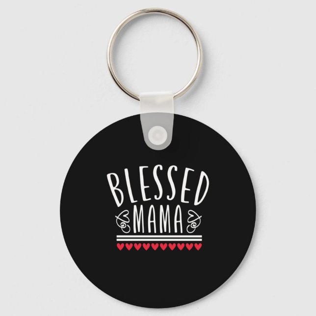Mor Gift Bled Mamma Nyckelring (Framsida)