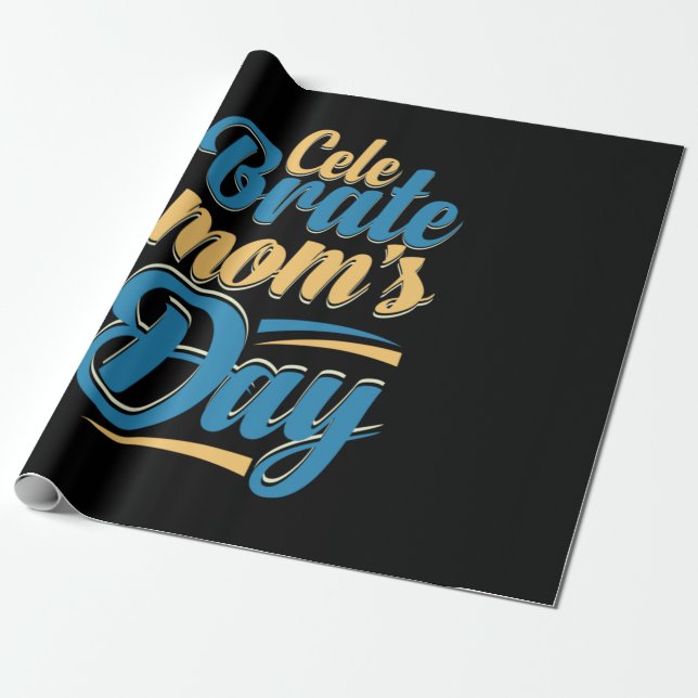 Mor Gift Celebrate Mor Day Presentpapper (Utrullad)