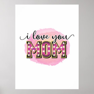 Mor Gift I Kärlek You Mamma Poster