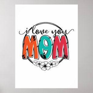 Mor Gift I Kärlek You Mor Poster