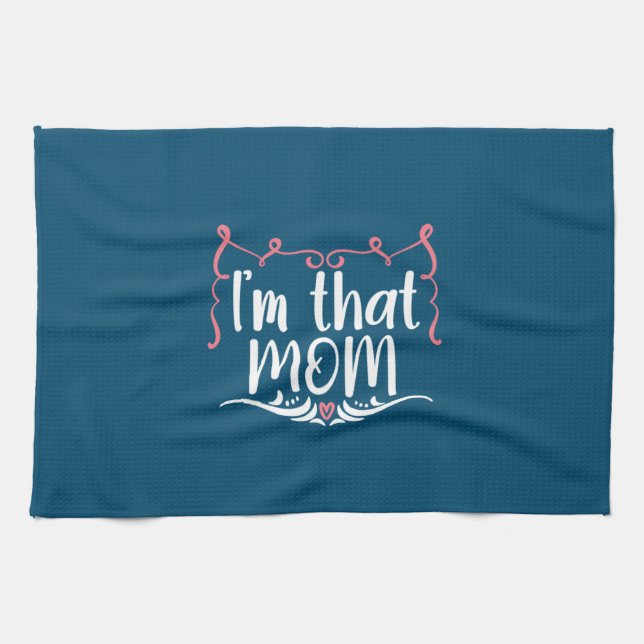 Mor Gift, jag är Mamma Kökshandduk (Horisontell)