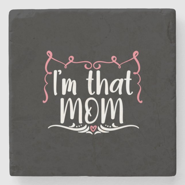 Mor Gift, jag är Mamma Stenunderlägg (Framsidan)