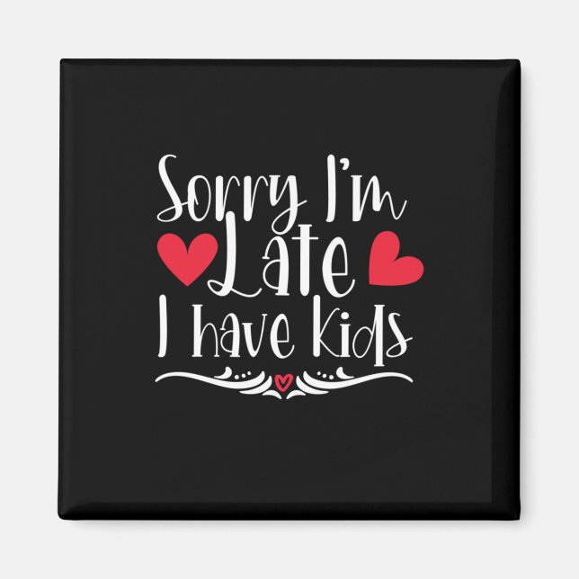 Mor Gift jag har barn Magnet (Framsidan)