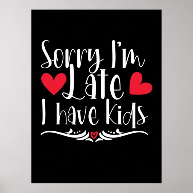 Mor Gift jag har barn Poster (Framsidan)