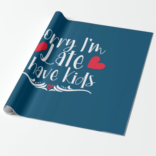 Mor Gift jag har barn Presentpapper (Utrullad)