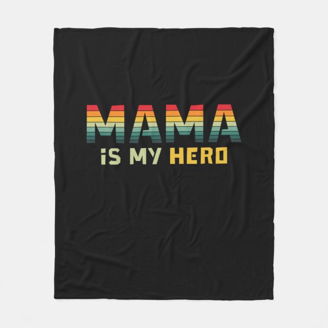 Mor Gift Mamma är min Hero Fleecefilt (Framsidan)