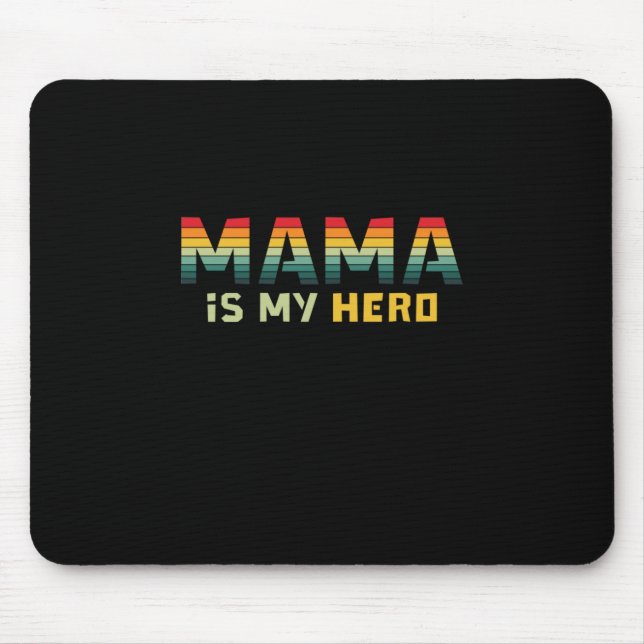 Mor Gift Mamma är min Hero Musmatta (Framsidan)