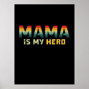 Mor Gift Mamma är min Hero Poster