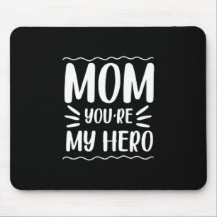 Mor Gift Mamma du är min Hero Musmatta
