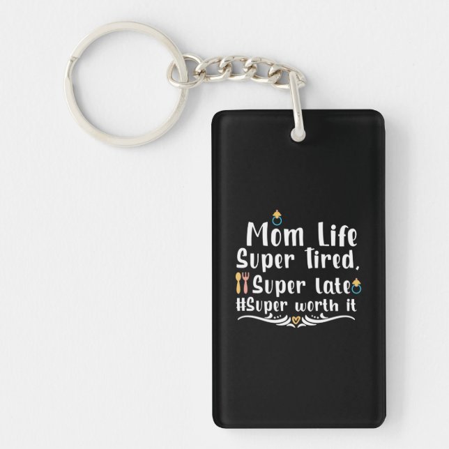 Mor Gift Mamma Life Toppen Tired (Framsidan)