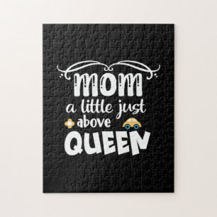 Mor Gift Mamma lite över drottning Pussel
